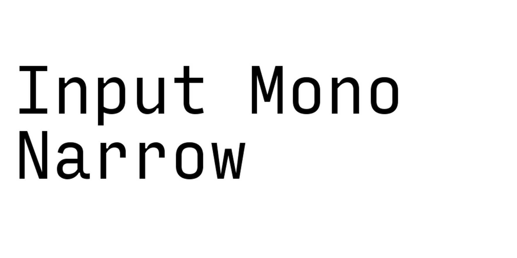 Input Mono Narrow in use - Fonts In Use