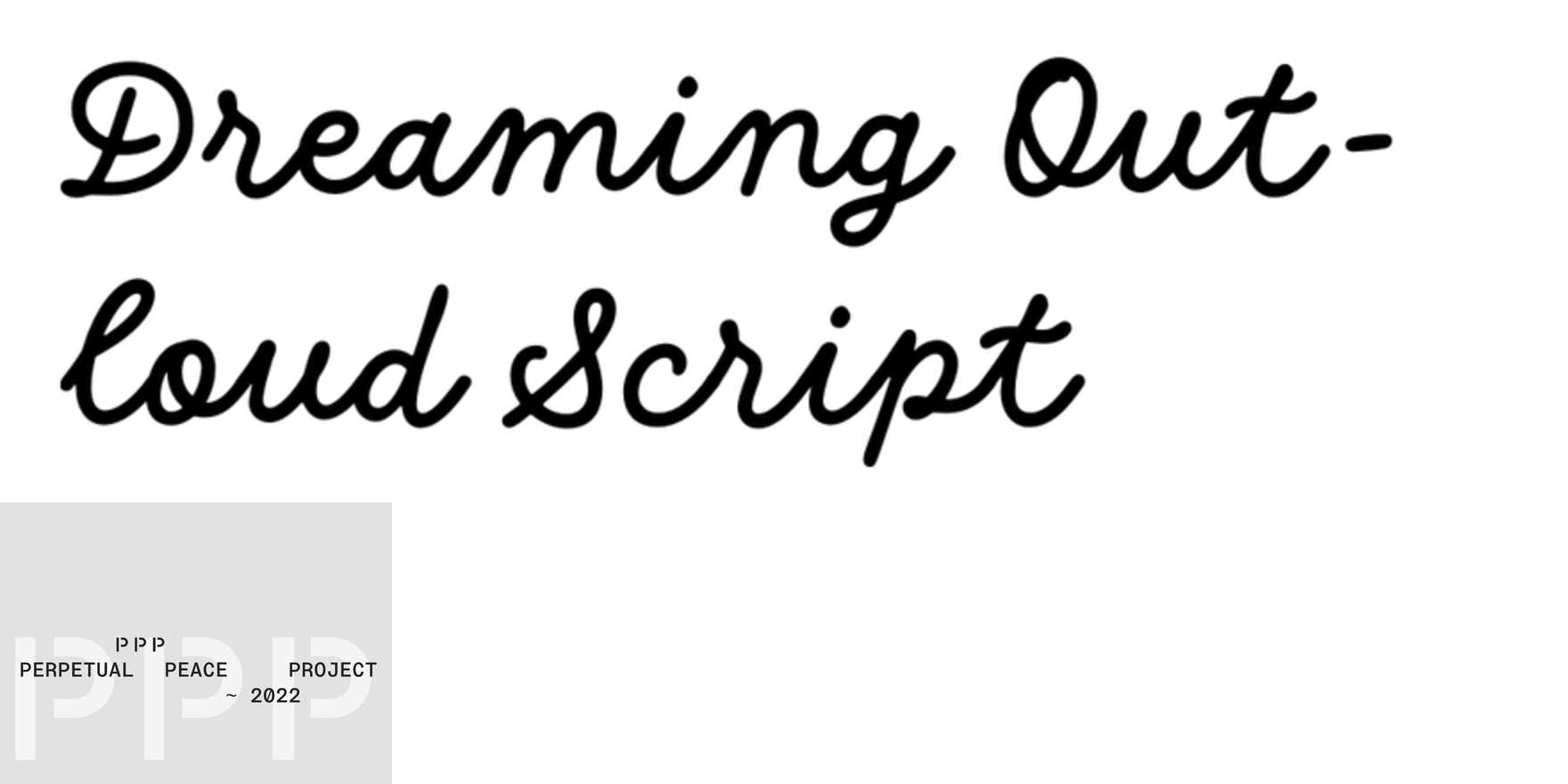 Dreaming Outloud Script in use Fonts In Use