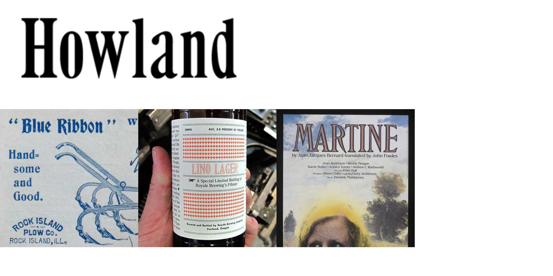 Howland in use - Fonts In Use