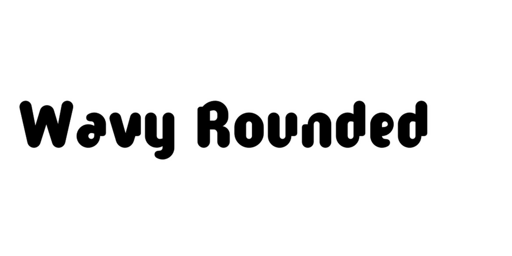 Wavy Rounded in use - Fonts In Use