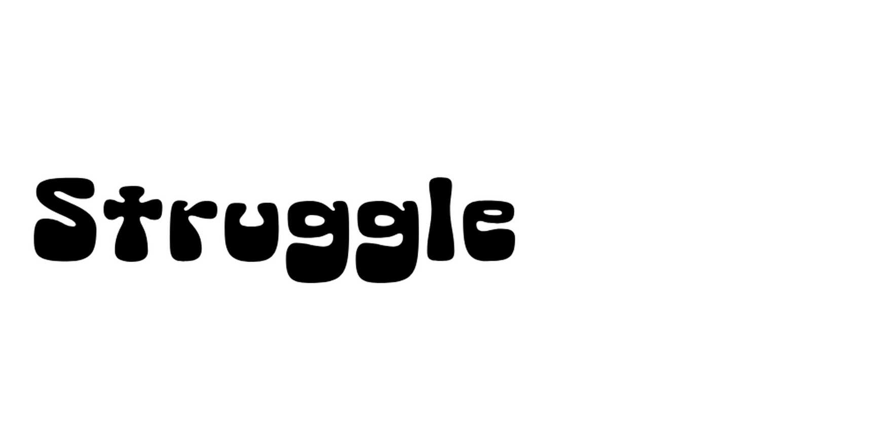 struggle in use - Fonts In Use