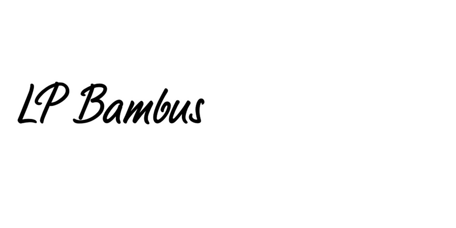 LP Bambus in use - Fonts In Use