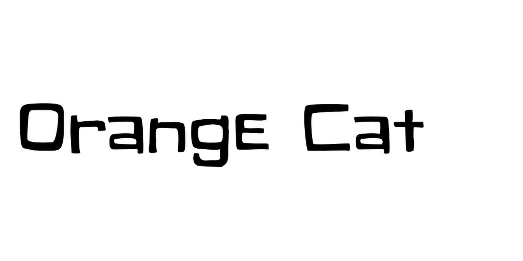 Orange Cat in use - Fonts In Use