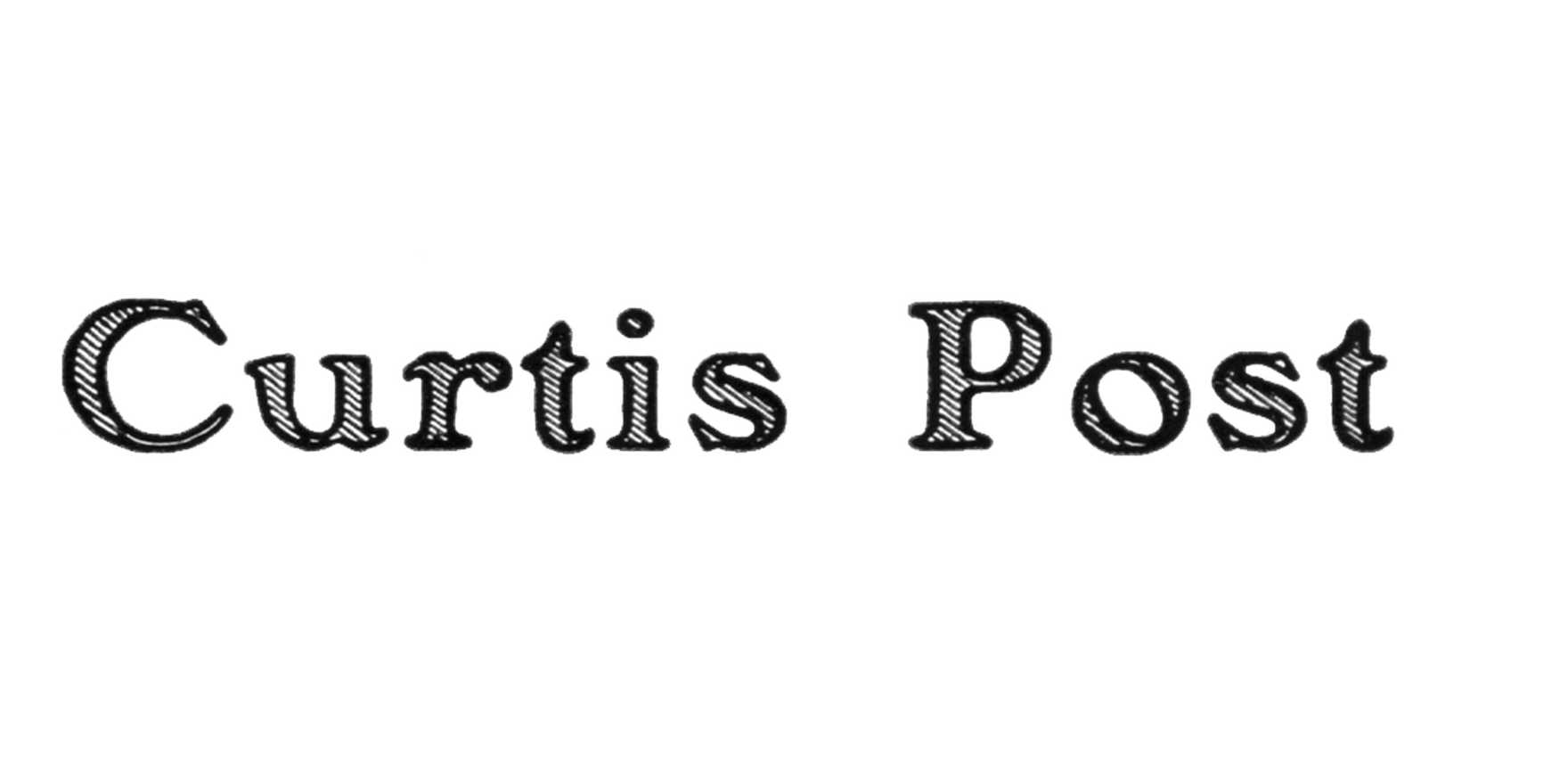 Curtis Post in use - Fonts In Use
