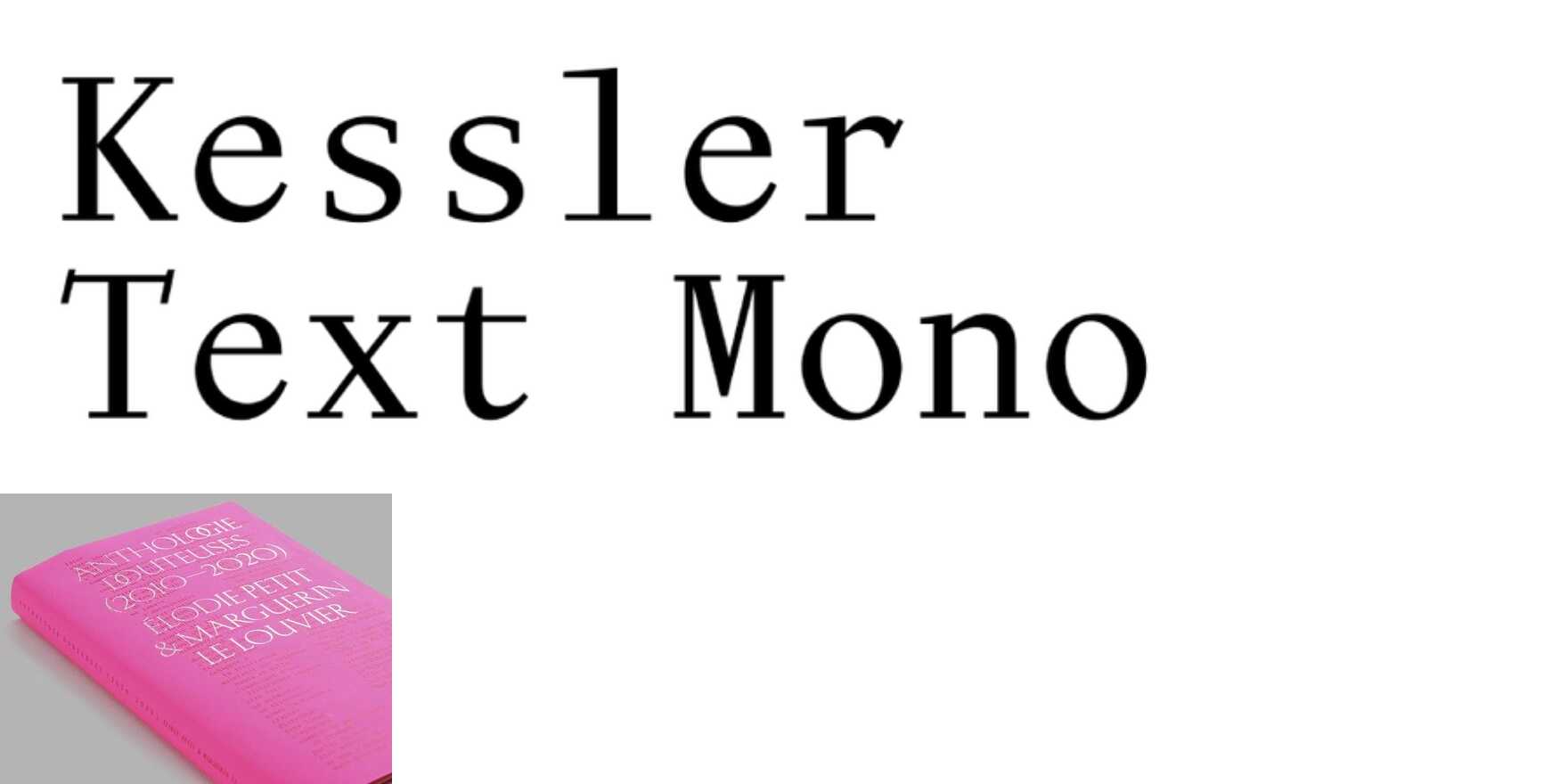 Kessler Text Mono in use - Fonts In Use