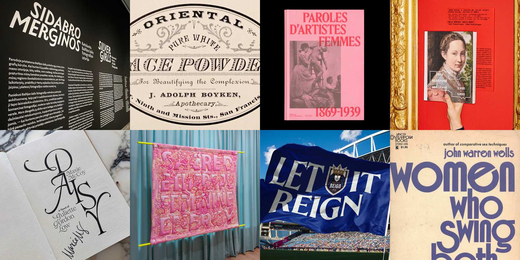 women - Fonts In Use