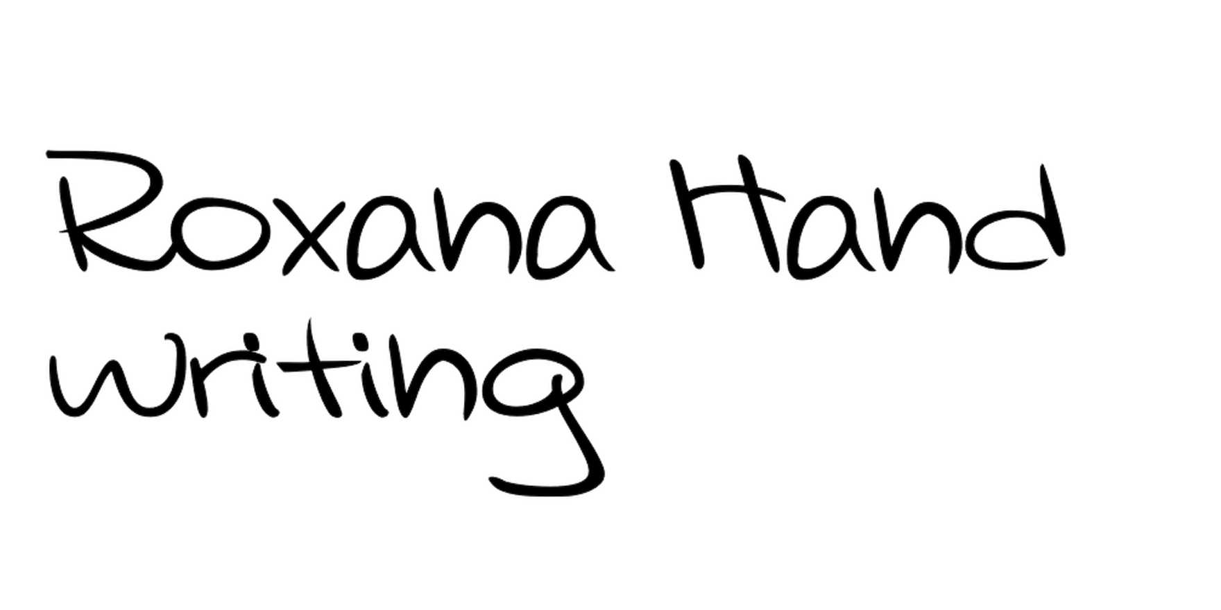 Roxana Handwriting in use - Fonts In Use