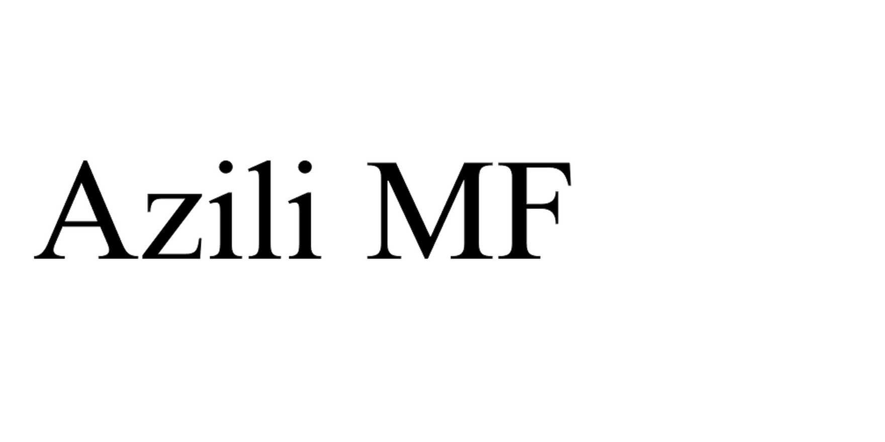 Azili MF in use - Fonts In Use