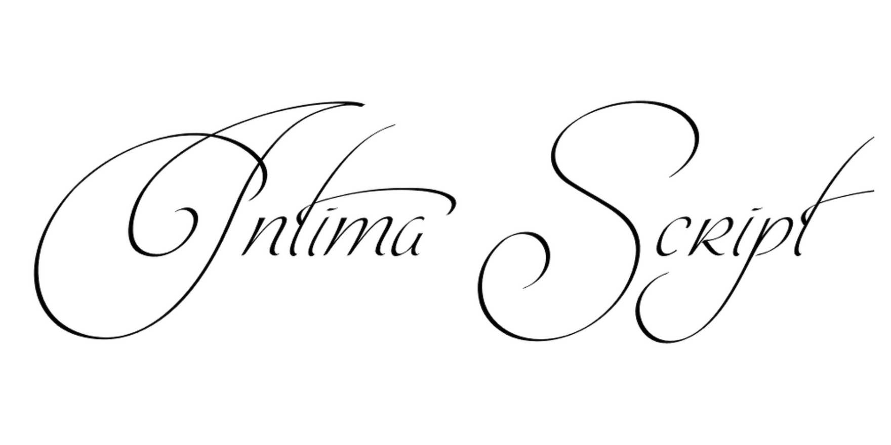 Intima Script in use - Fonts In Use