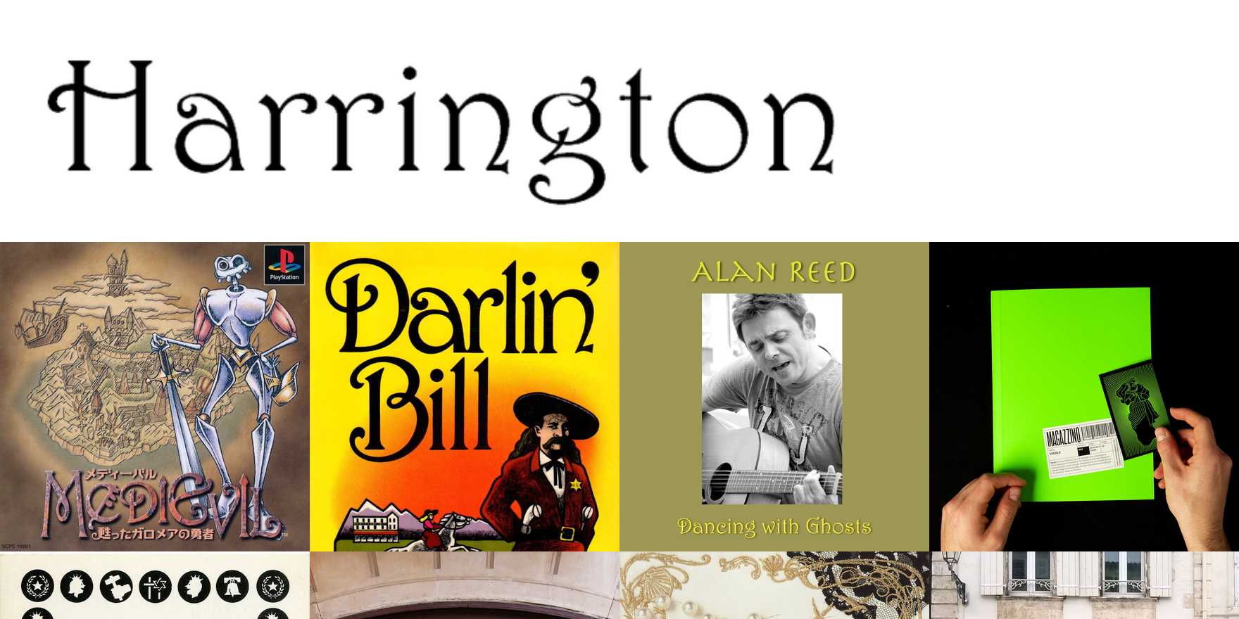 Harrington in use - Fonts In Use