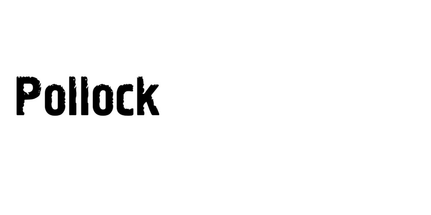 Pollock in use - Fonts In Use