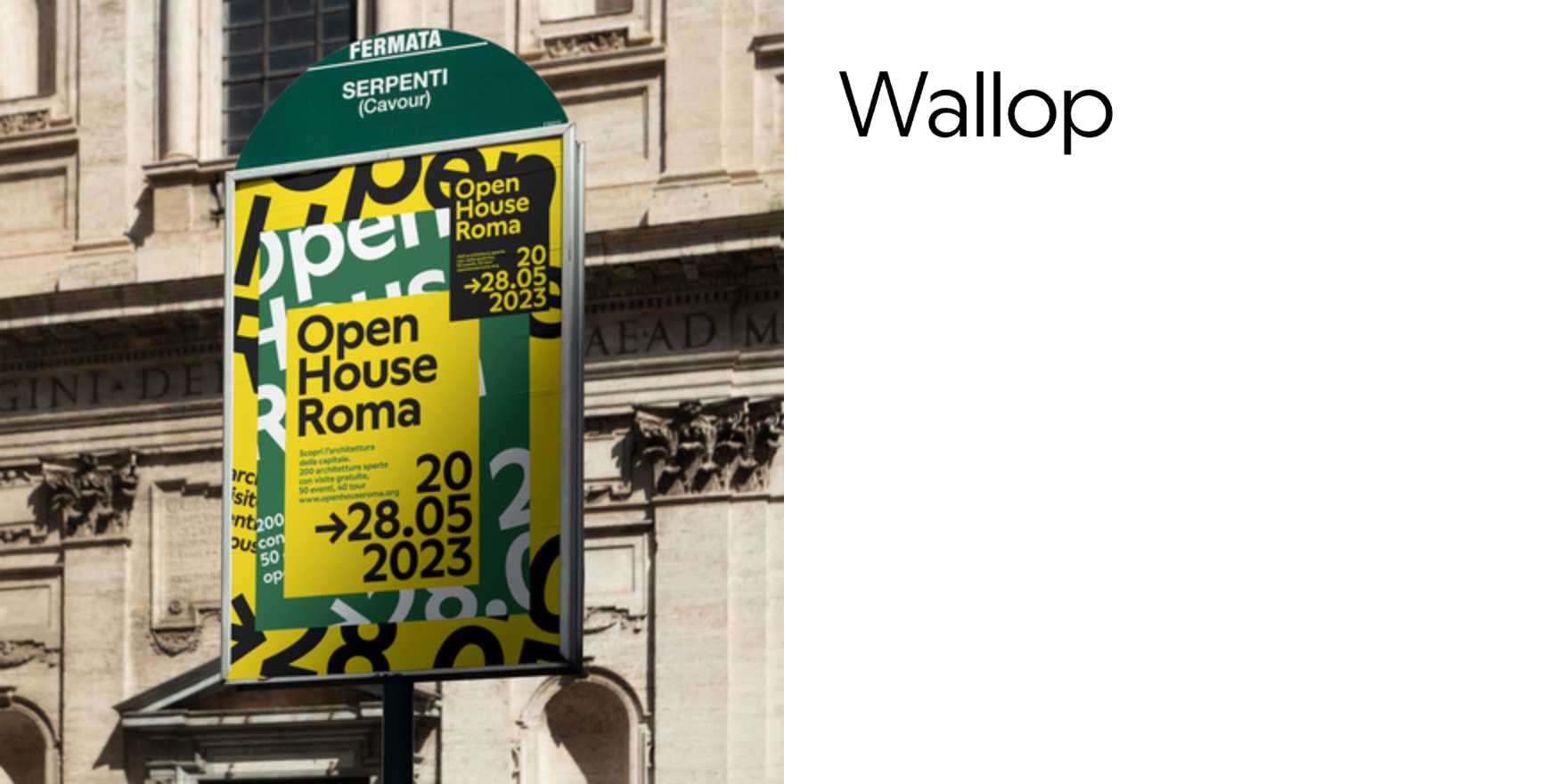 Open House Roma 2023 - Fonts In Use