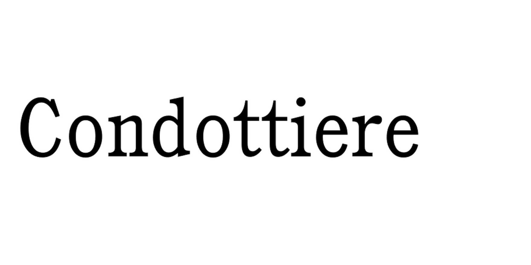 Condottiere in use - Fonts In Use