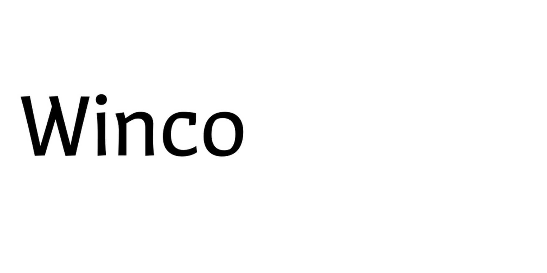 Winco in use - Fonts In Use