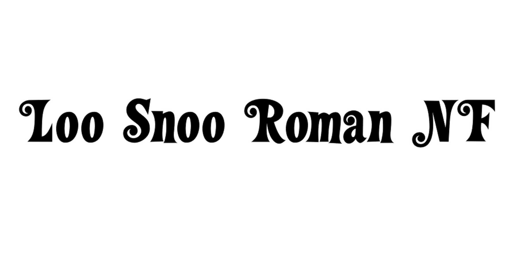 Loo Snoo Roman NF in use - Fonts In Use
