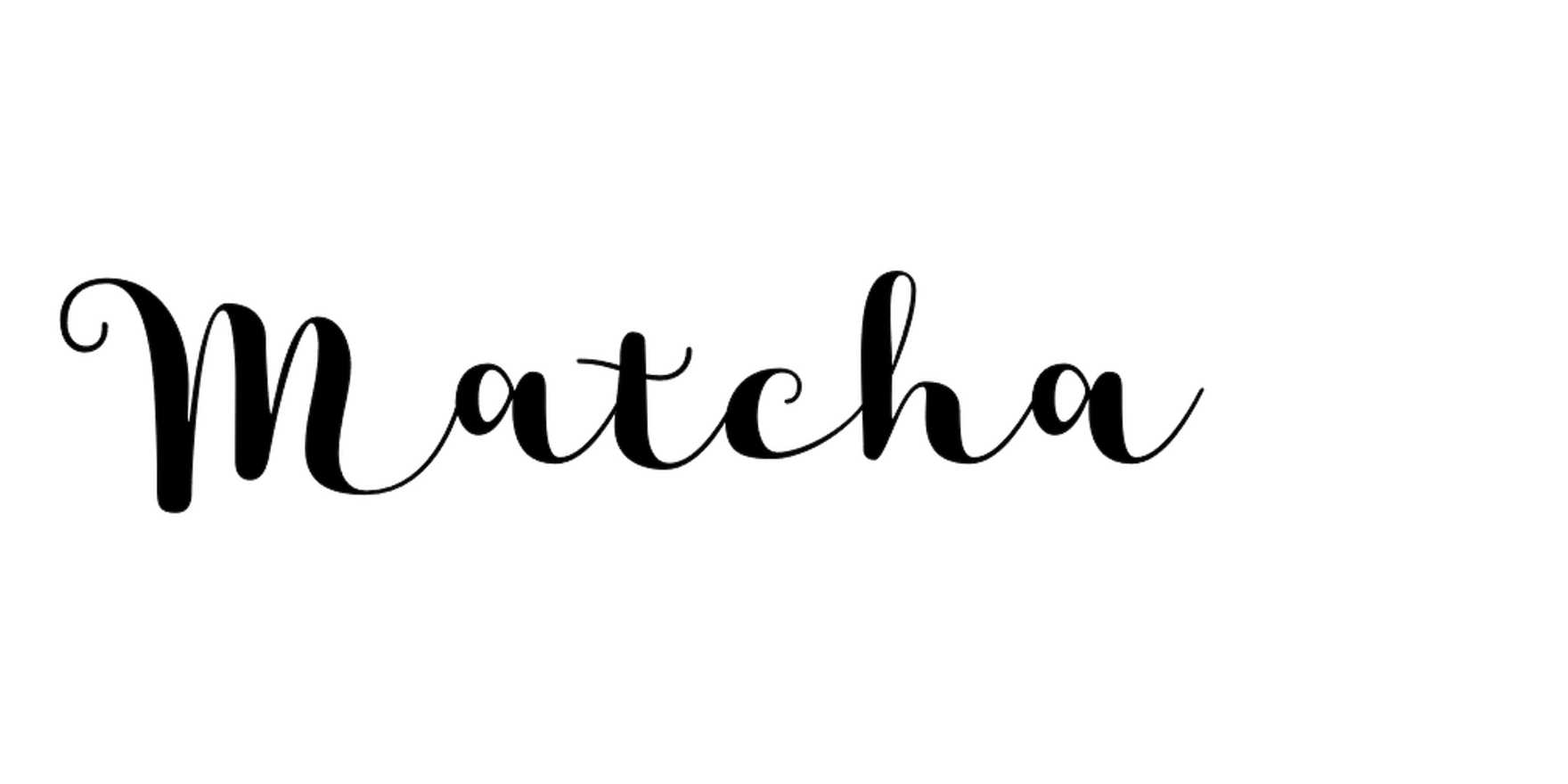 Matcha in use - Fonts In Use