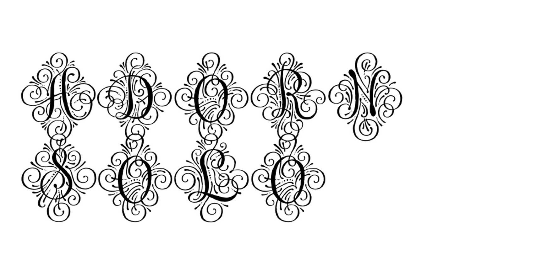 Adorn Solo in use - Fonts In Use