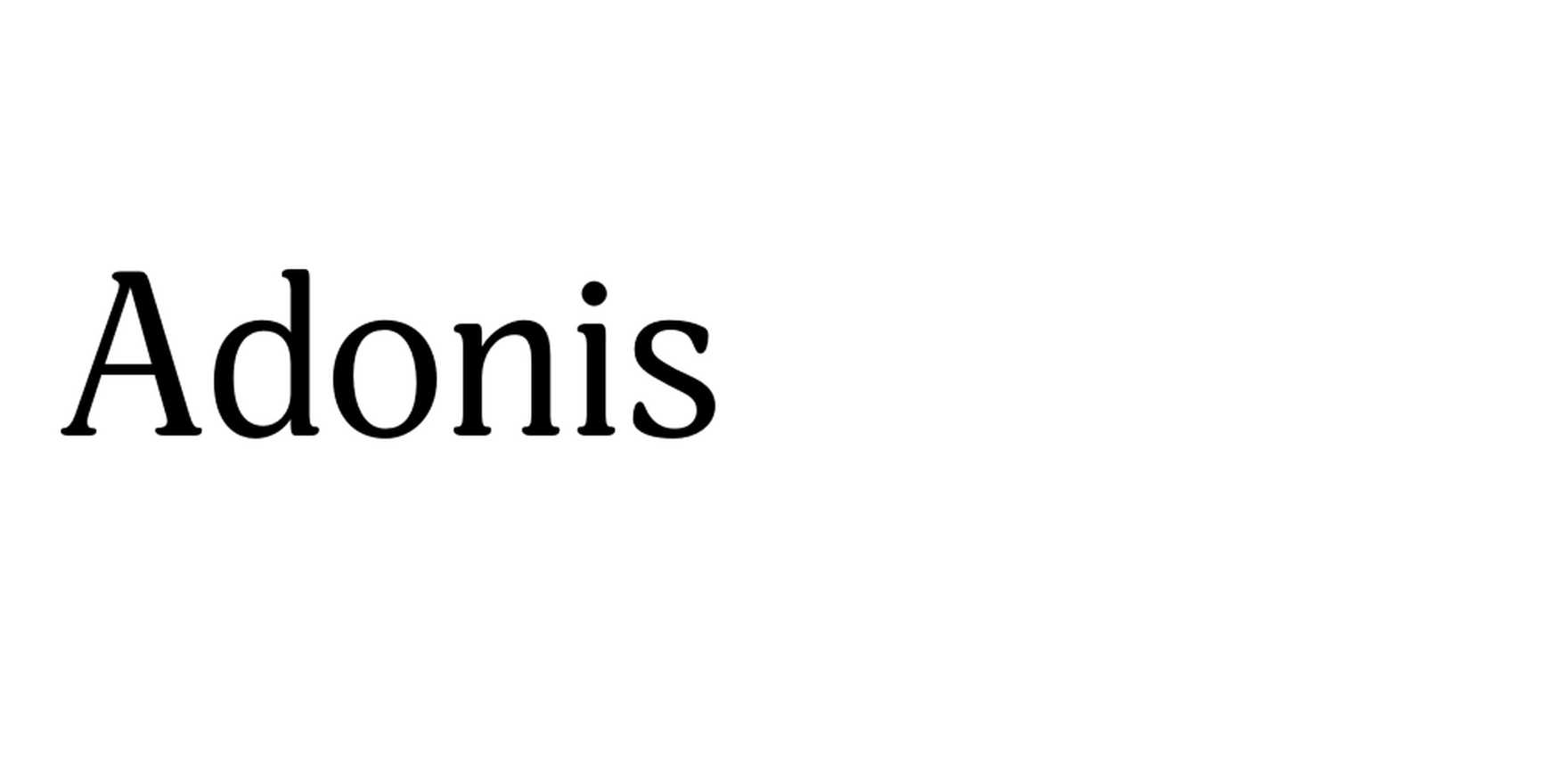 Adonis (PT) in use - Fonts In Use