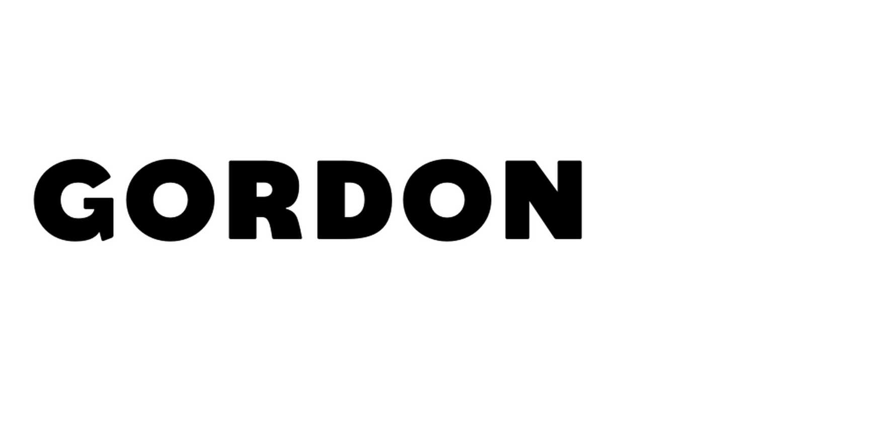 Gordon (Letterbox) in use - Fonts In Use