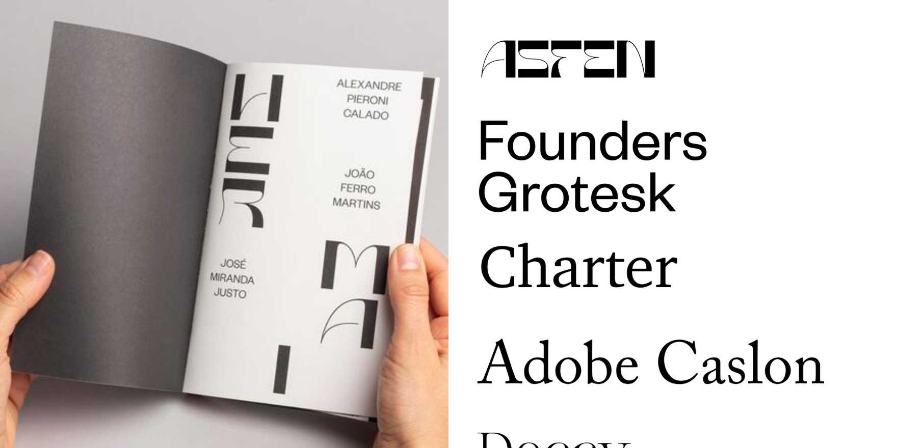 Hermai – Artes & Engenhos - Fonts In Use