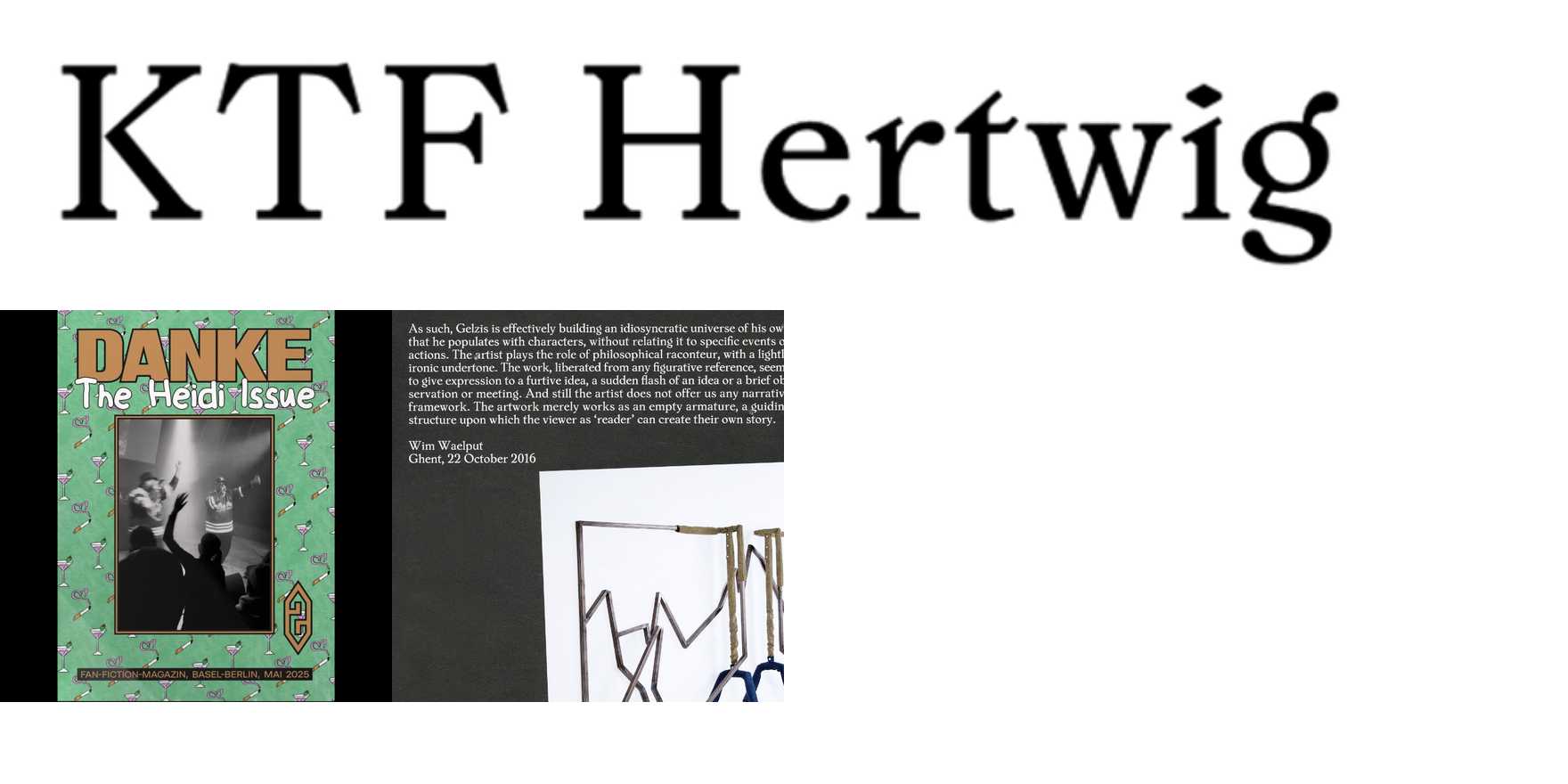 KTF Hertwig in use - Fonts In Use