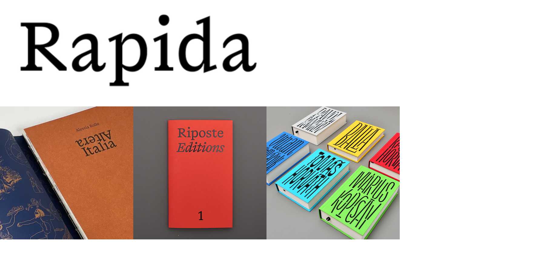 Rapida in use - Fonts In Use