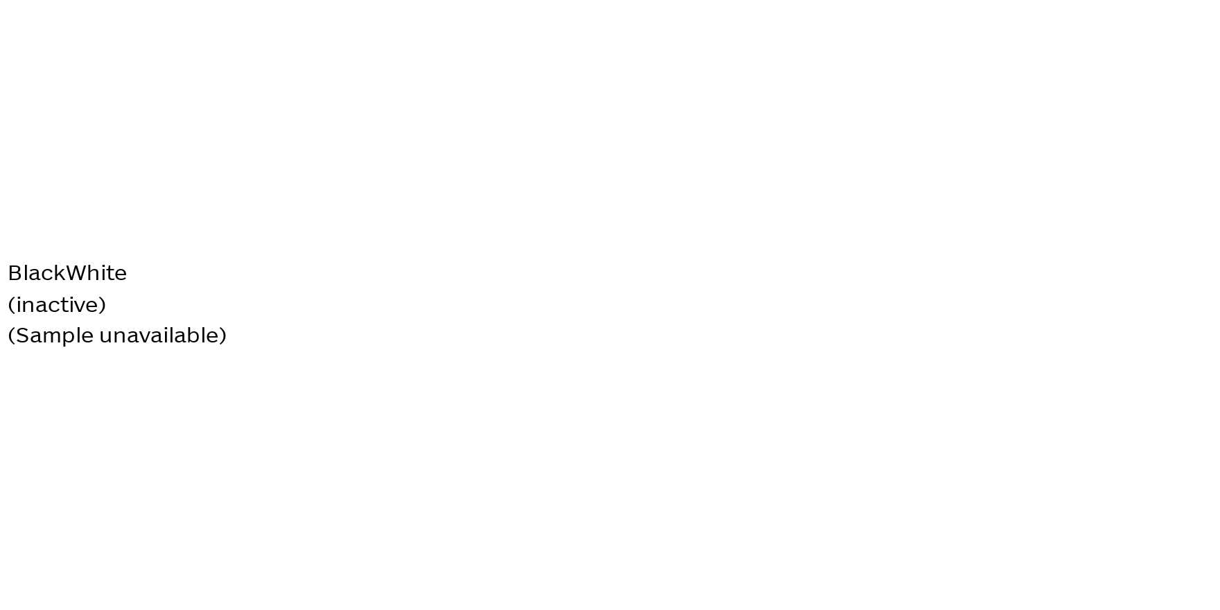 BlackWhite (inactive) in use - Fonts In Use