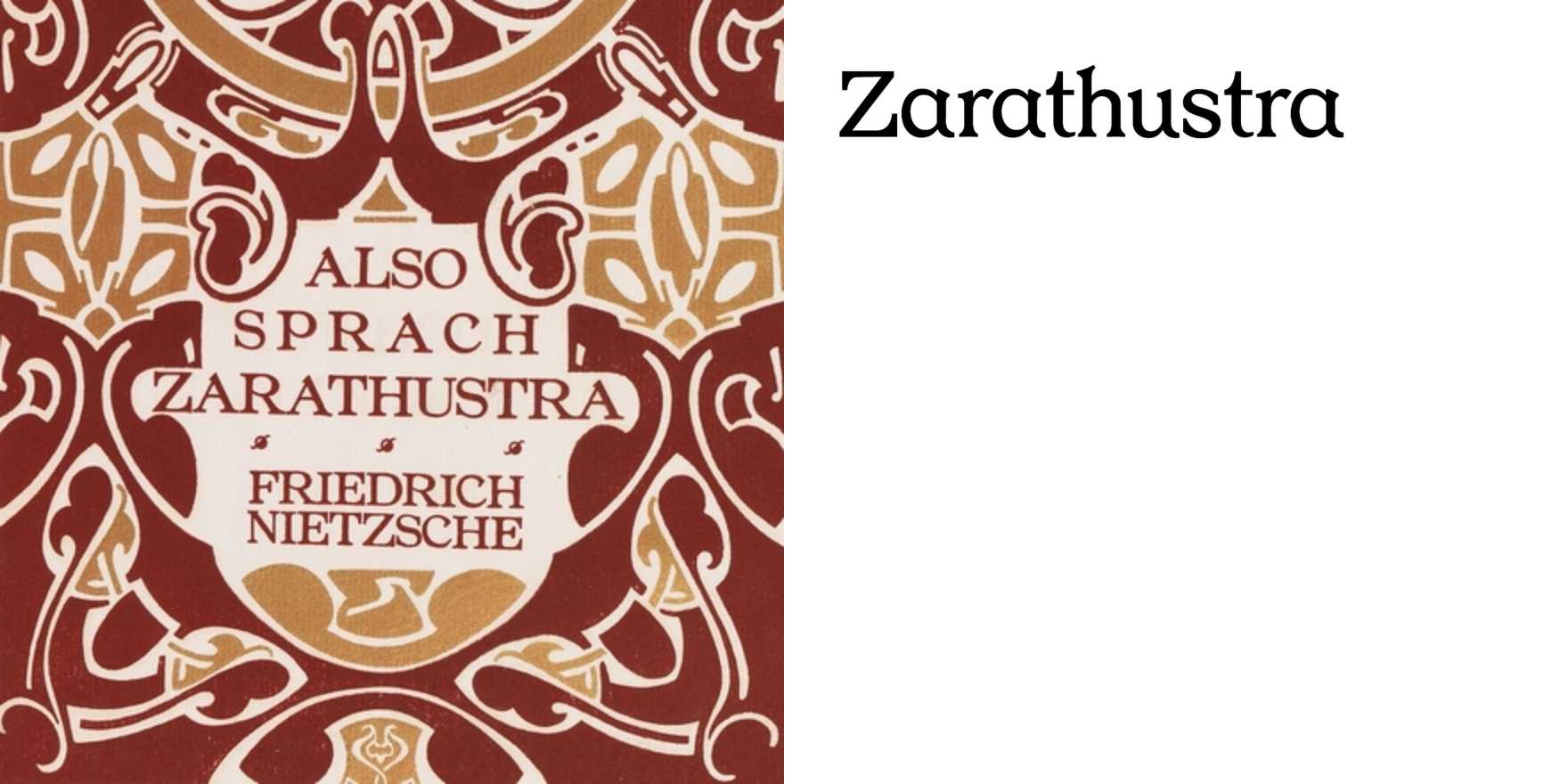 Also sprach Zarathustra by Friedrich Nietzsche, Insel Verlag