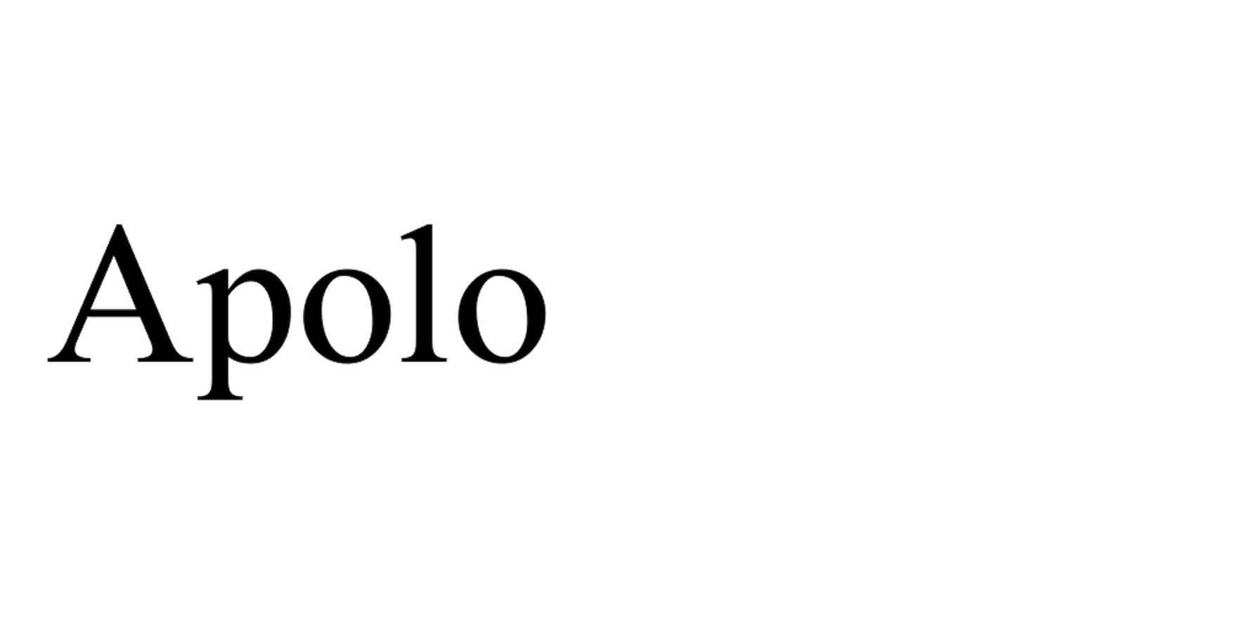 Apolo in use - Fonts In Use