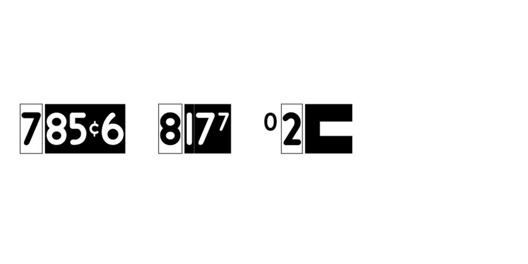 Shelf Tags JNL in use Fonts In Use