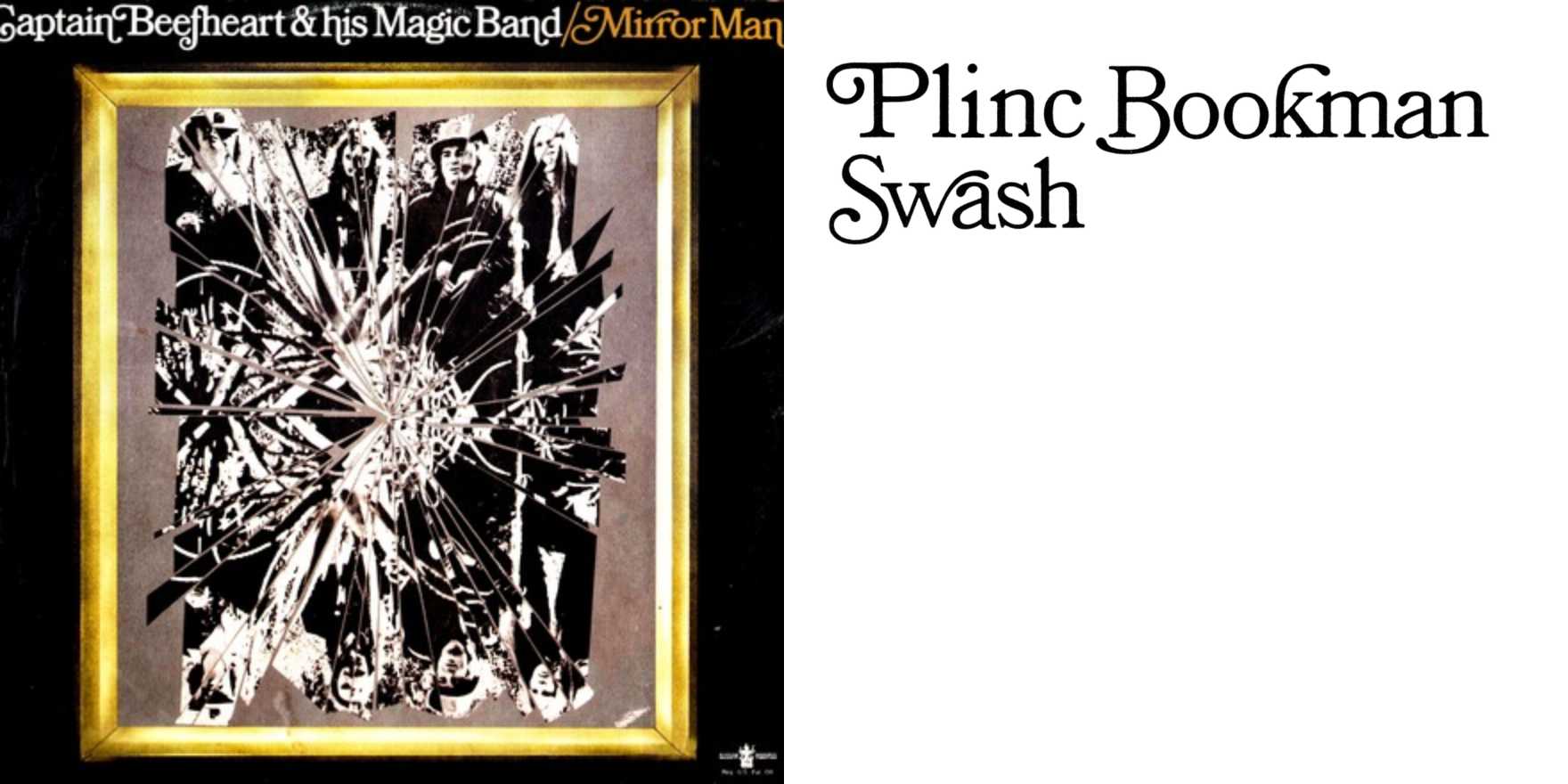 Captain Beefheart & His Magic Band – Mirror Man album art - Fonts