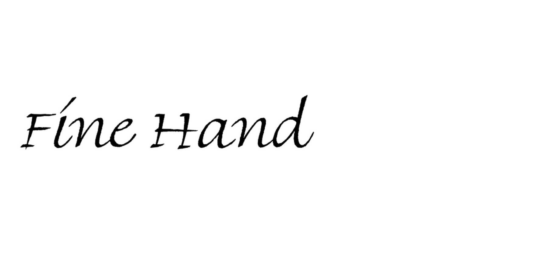 Fine Hand in use - Fonts In Use
