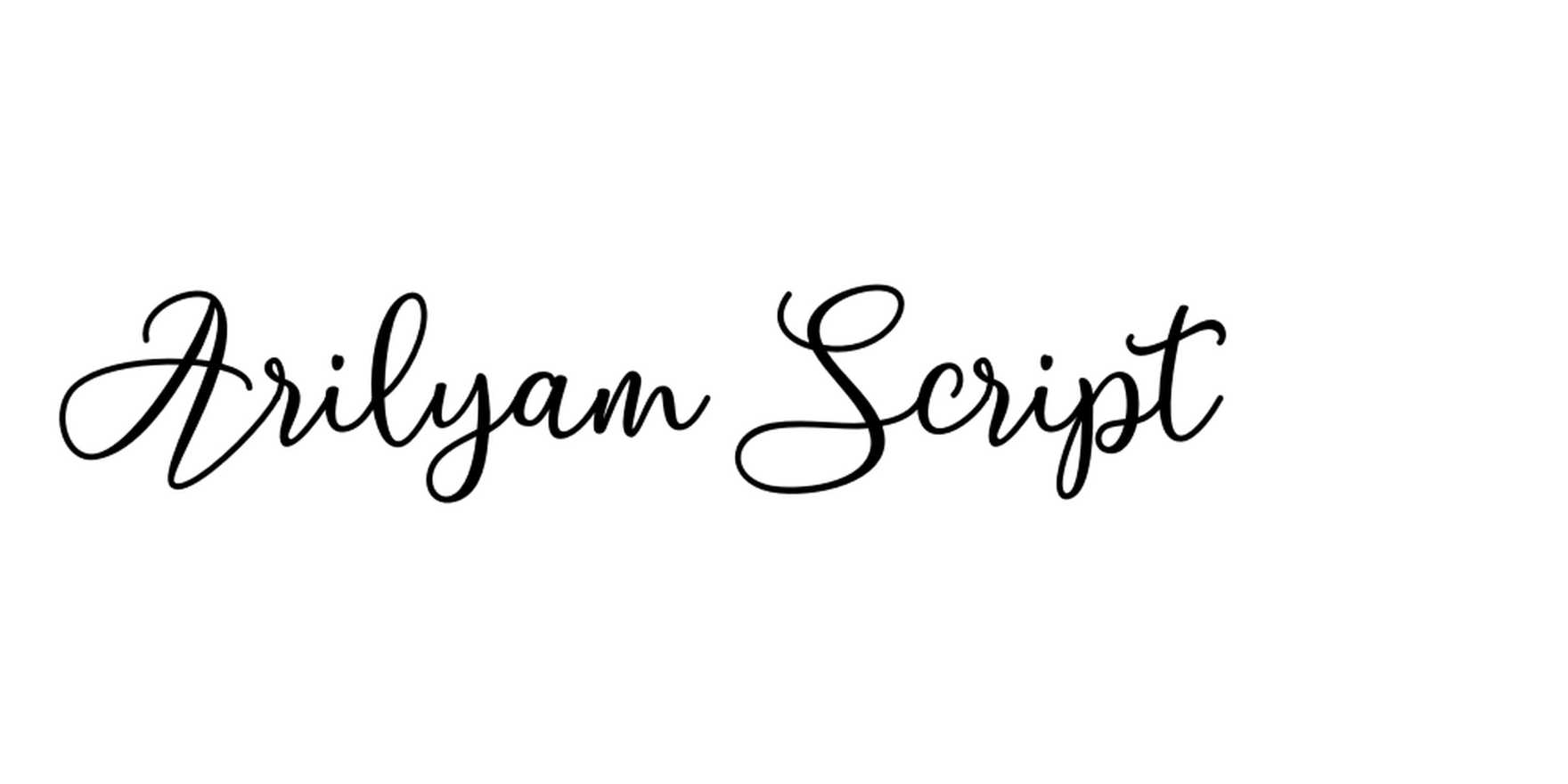 Arilyam Script in use - Fonts In Use