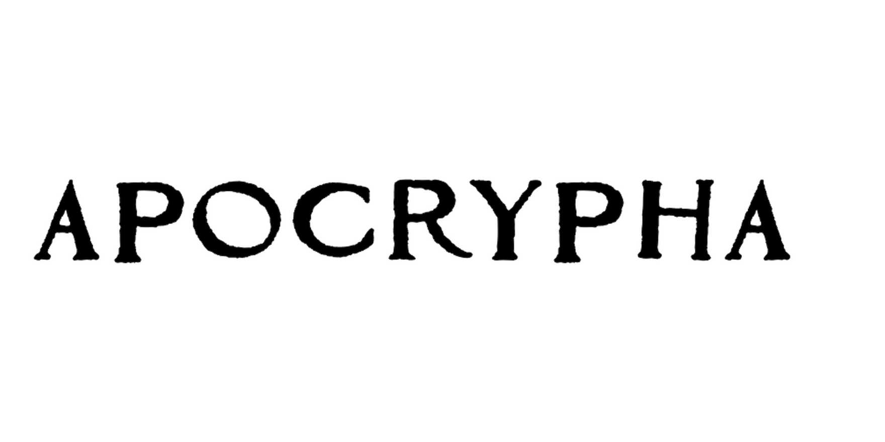 Apocrypha in use - Fonts In Use