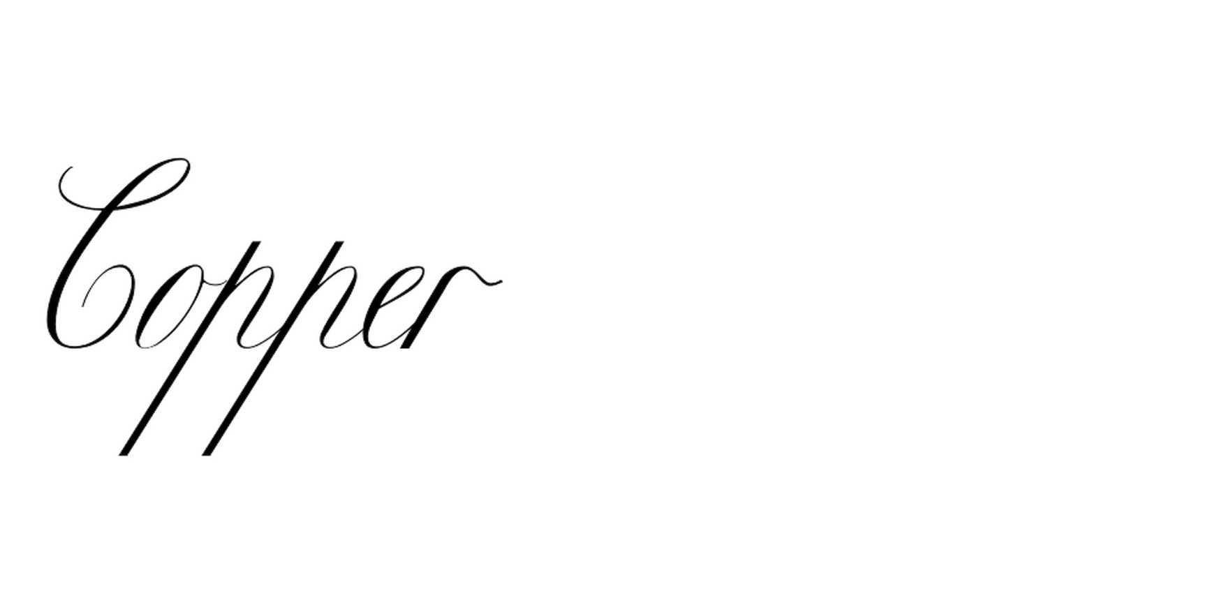 Copper in use - Fonts In Use