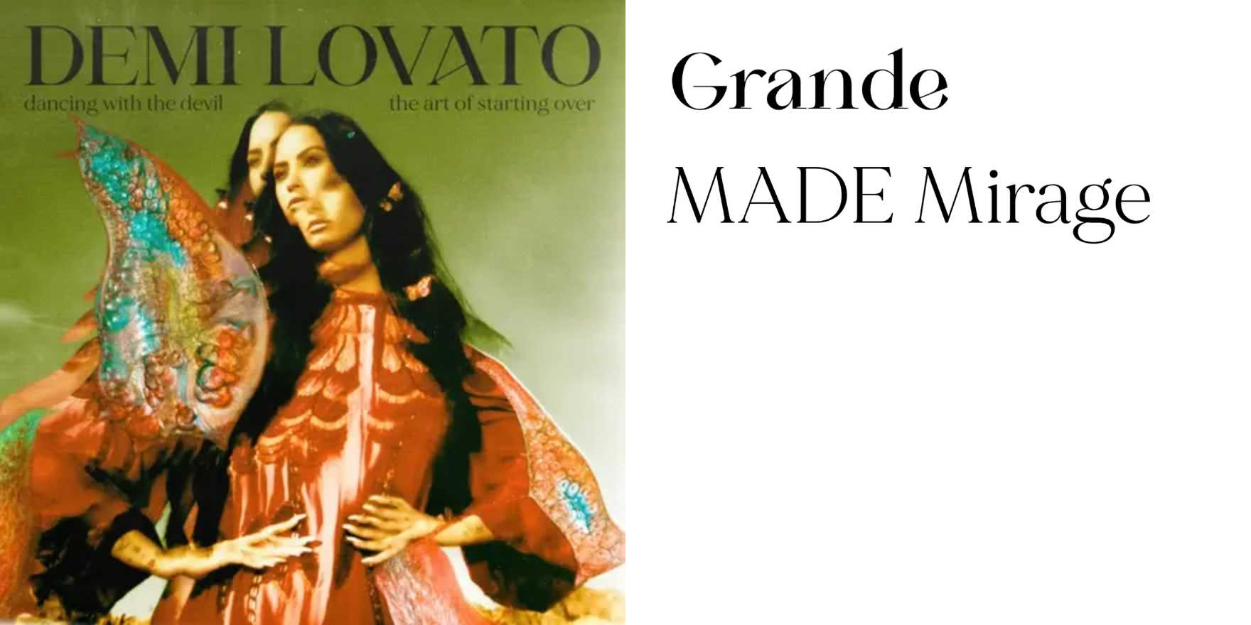 Demi Lovato – Dancing with the Devil, the Art of Starting Over album ...