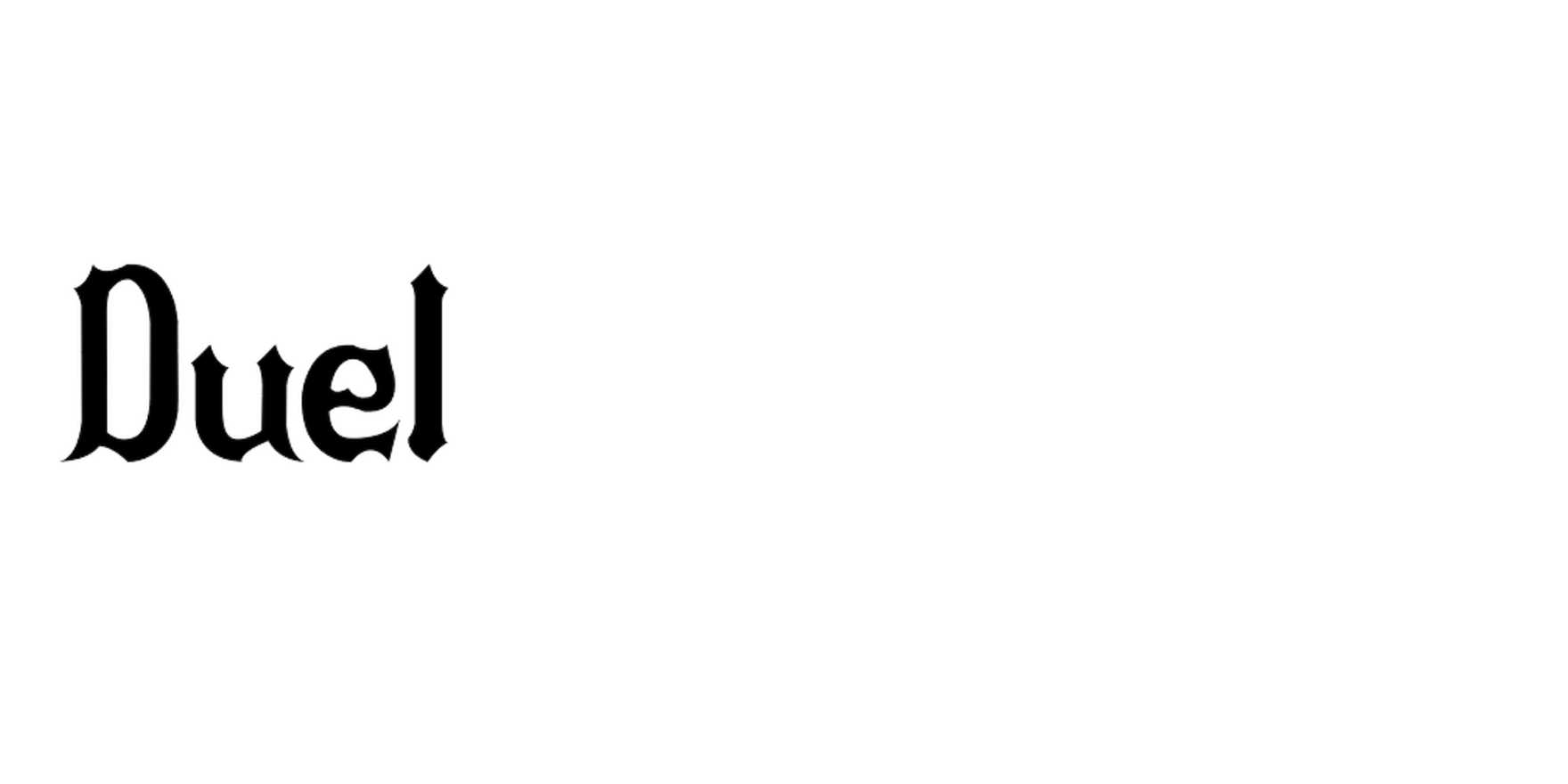 Duel in use - Fonts In Use