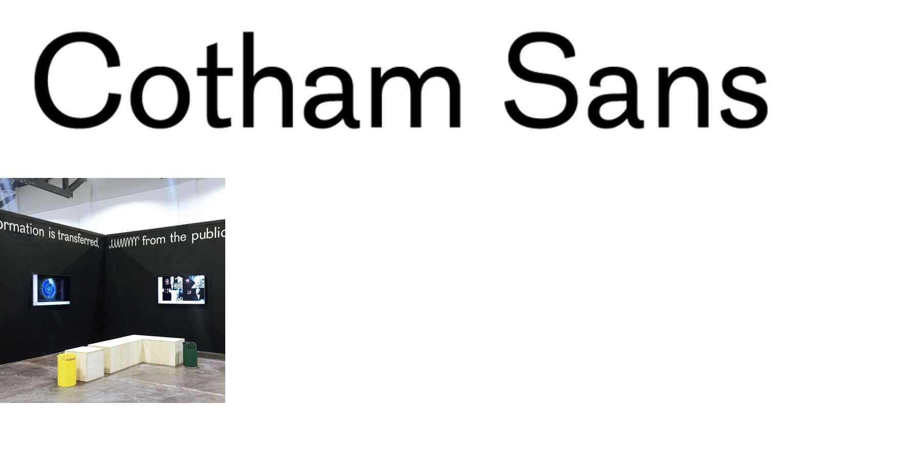 Cotham Sans in use - Fonts In Use