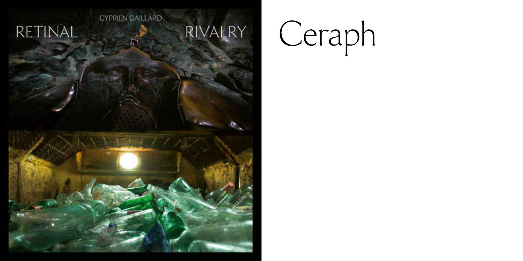 Cyprien Gaillard – Retinal Rivalry album art - Fonts In Use