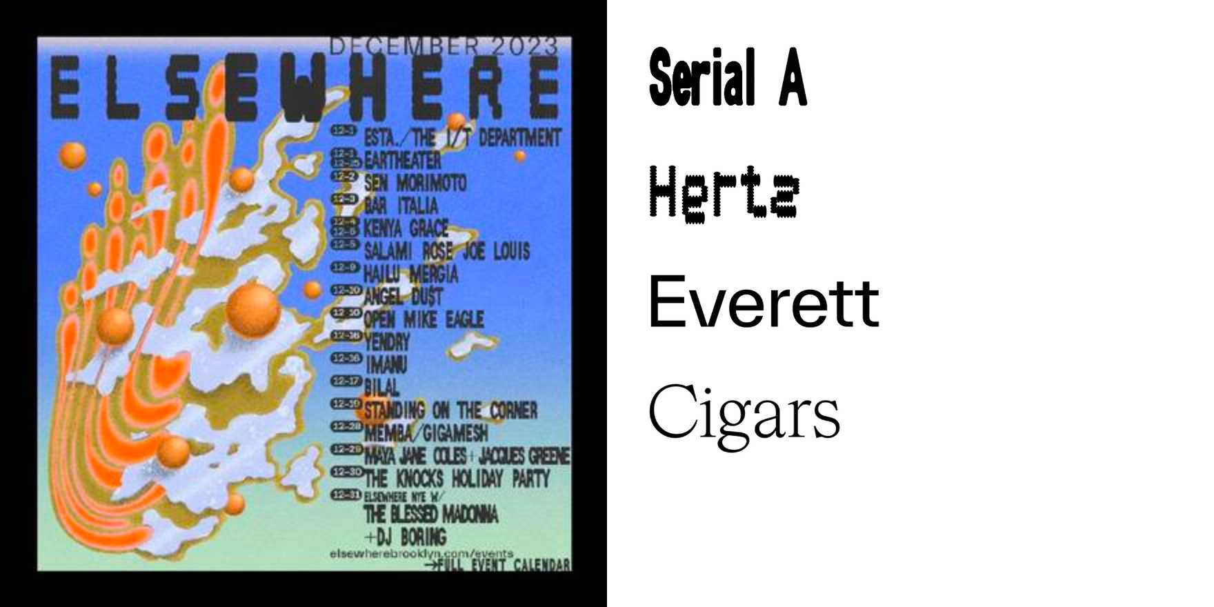 Elsewhere (2023) - Fonts In Use