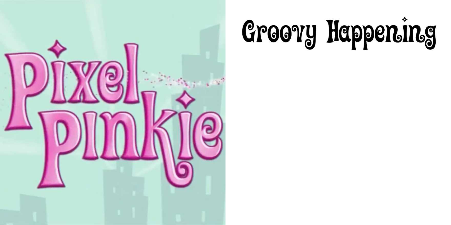 Pixel Pinkie logo - Fonts In Use