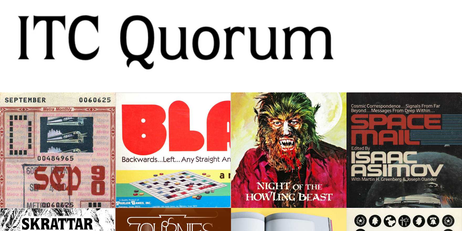 ITC Quorum in use Fonts In Use