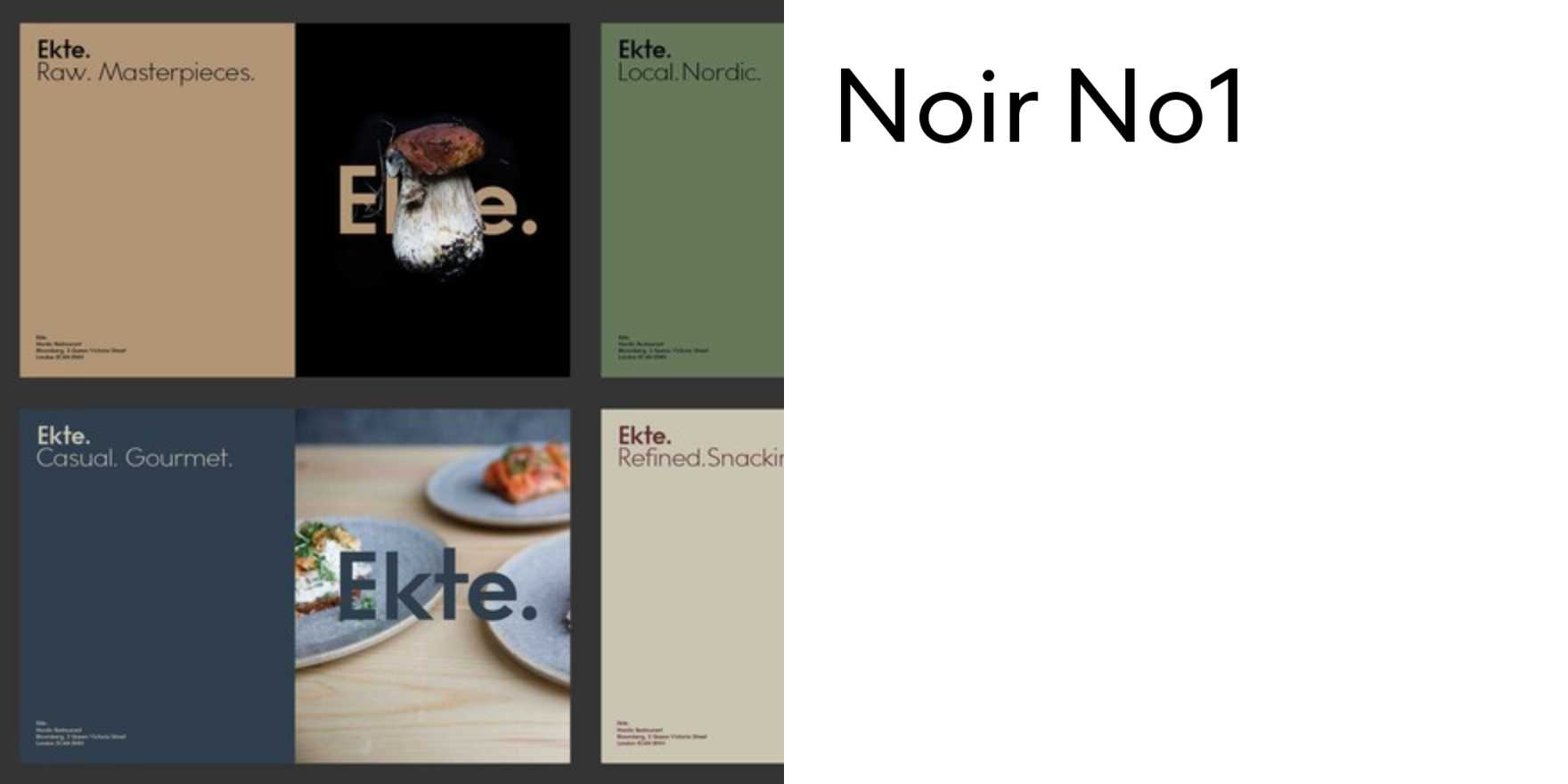 Ekte - Fonts In Use