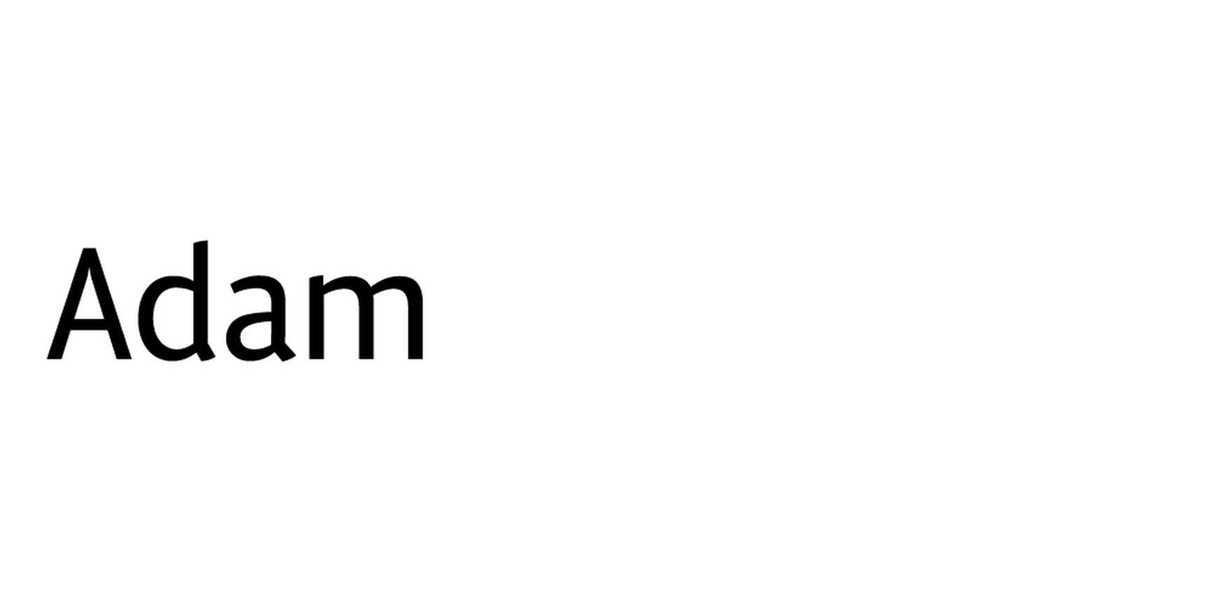 Adam in use - Fonts In Use