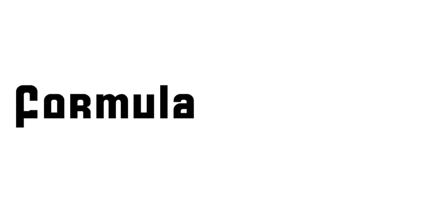 Formula (Canada Type) in use - Fonts In Use
