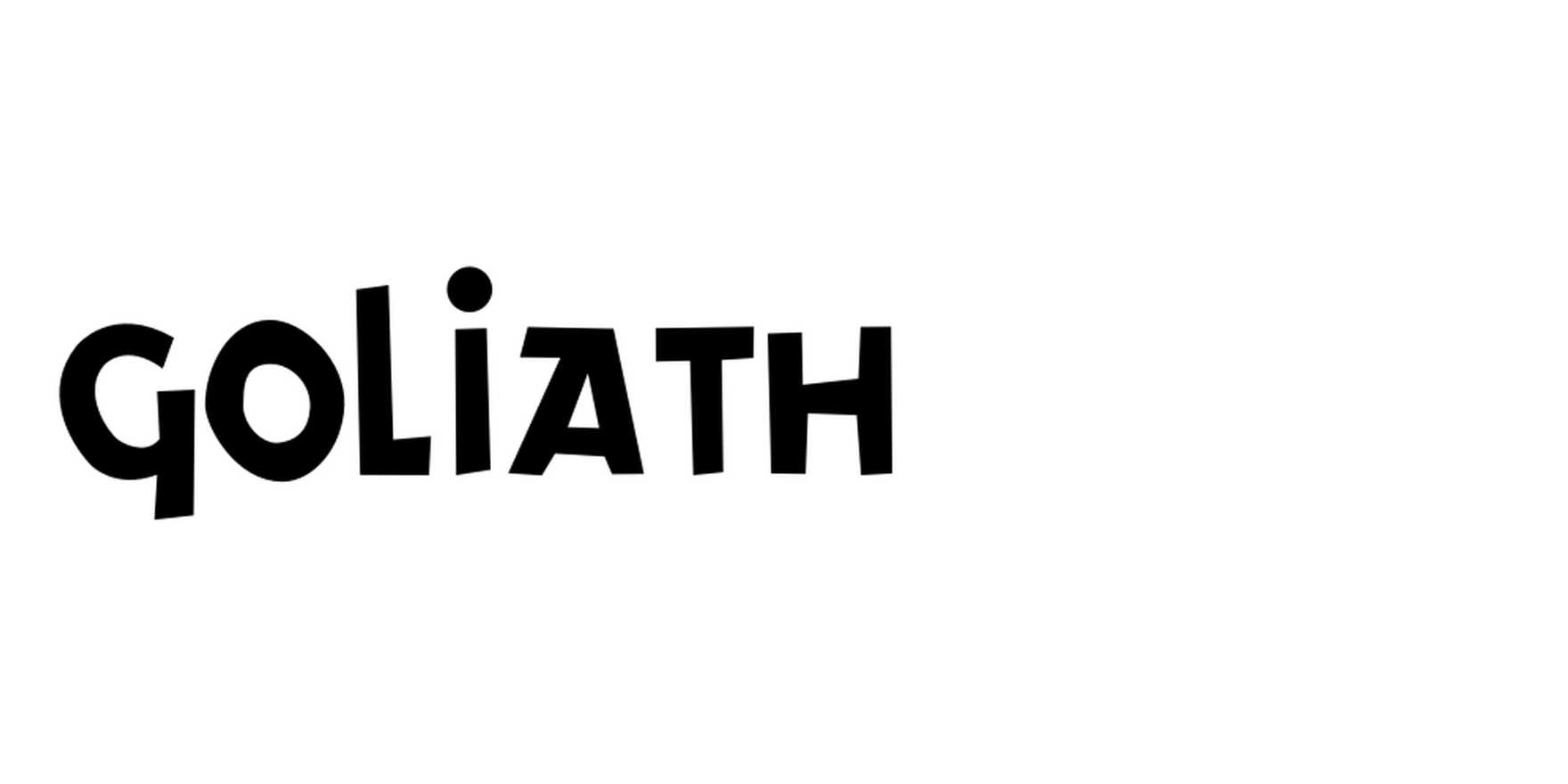 Goliath (Fonthead Design) in use - Fonts In Use