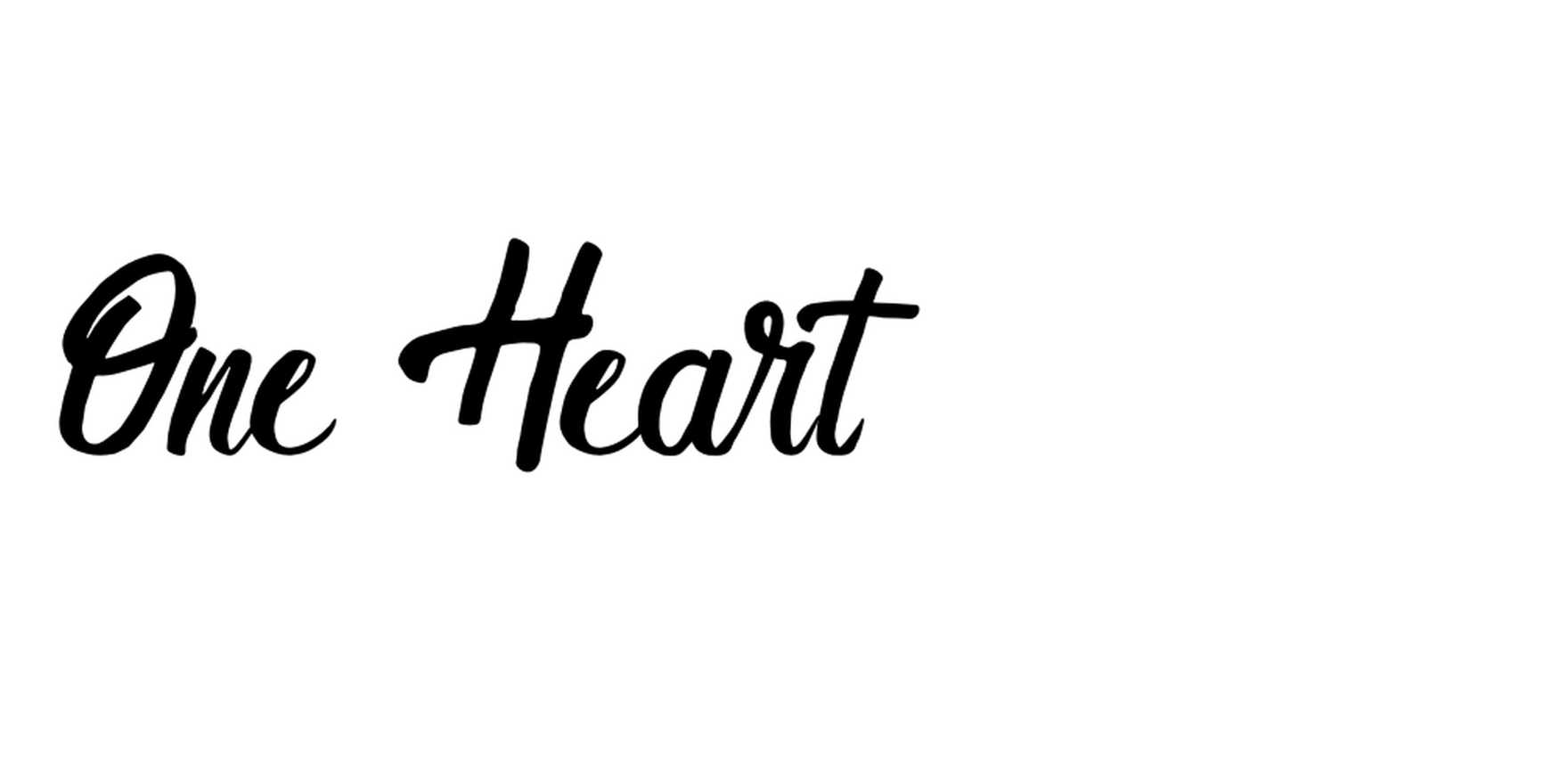 One Heart in use - Fonts In Use
