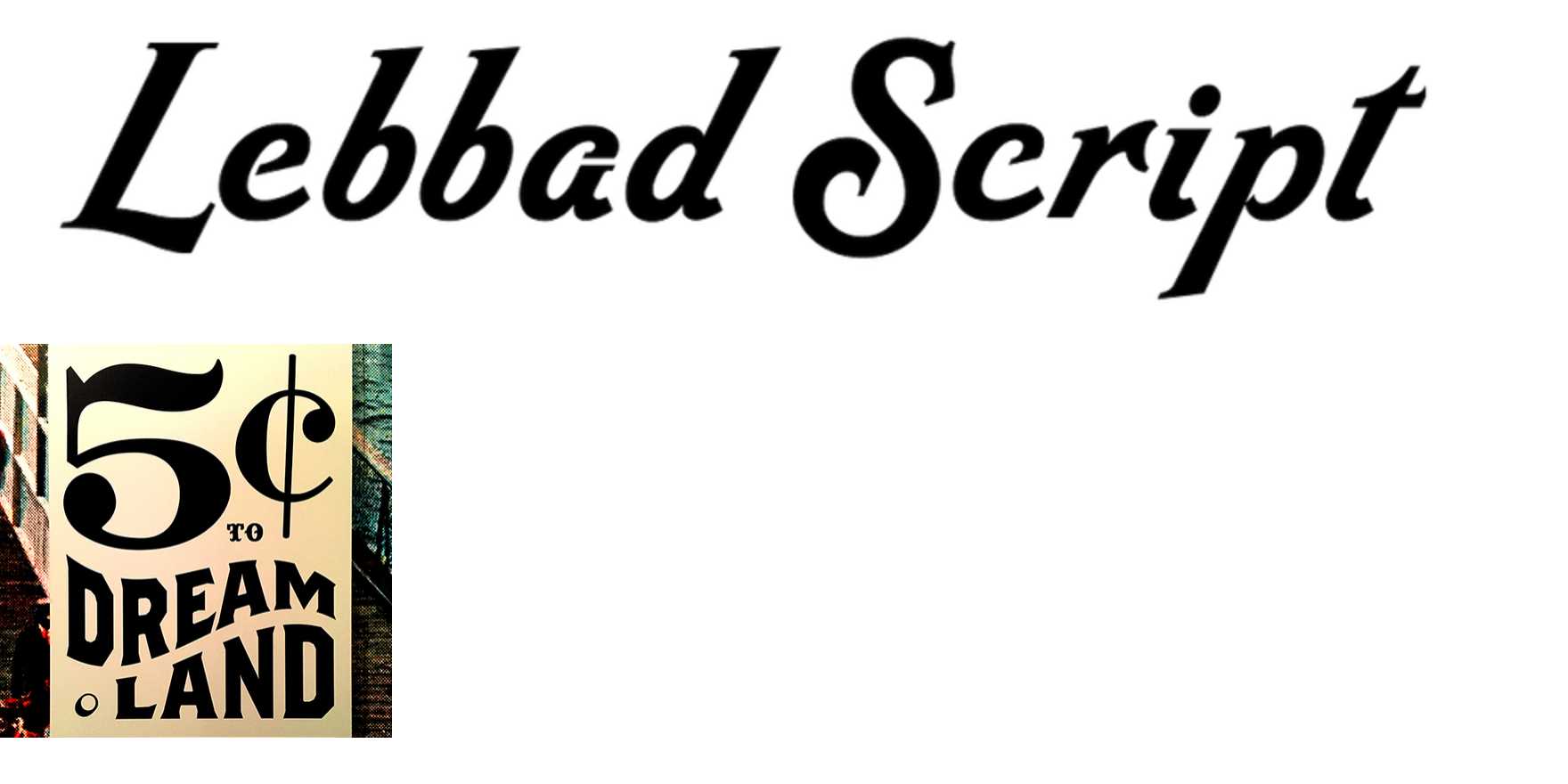 Lebbad Script in use - Fonts In Use