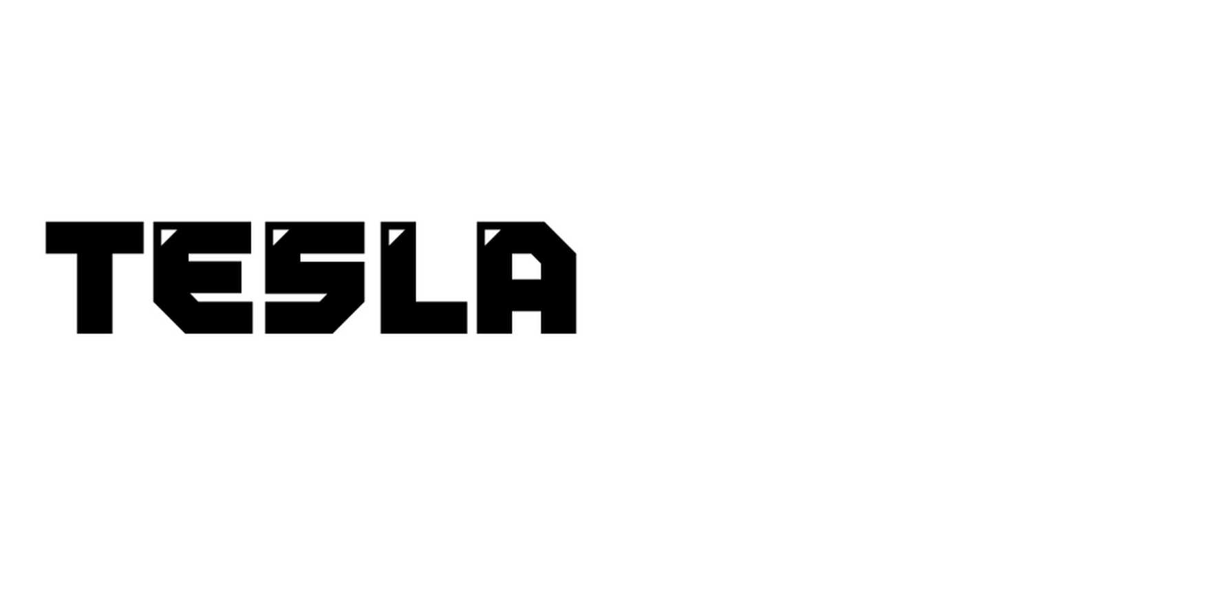 Tesla in use - Fonts In Use