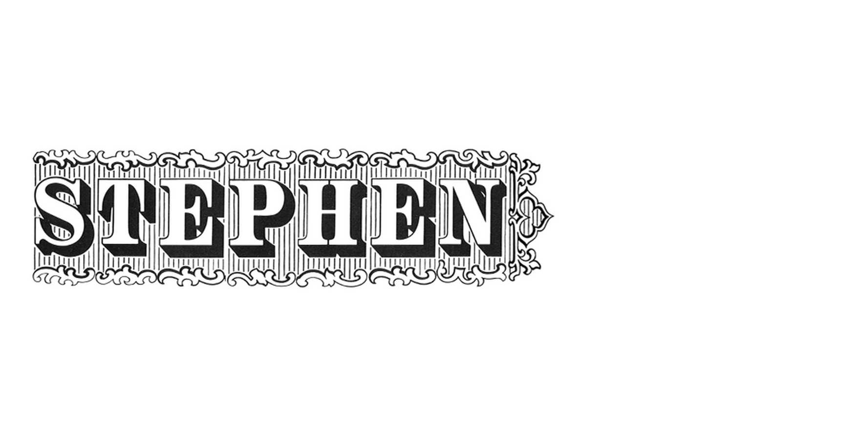 Stephen Ornate in use - Fonts In Use